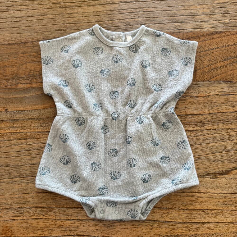 Rylee + Cru Kai Romper Seashells - Size 6-12 months